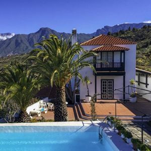 La Palma Finca Aridane Haupthaus und Pool