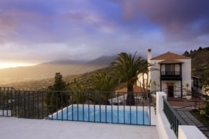 La Palma Finca Aridane Haupthaus und Pool