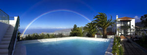 La Palma Finca Aridane Haupthaus und Pool