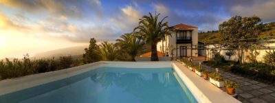 La Palma Finca Aridane Haupthaus und Pool